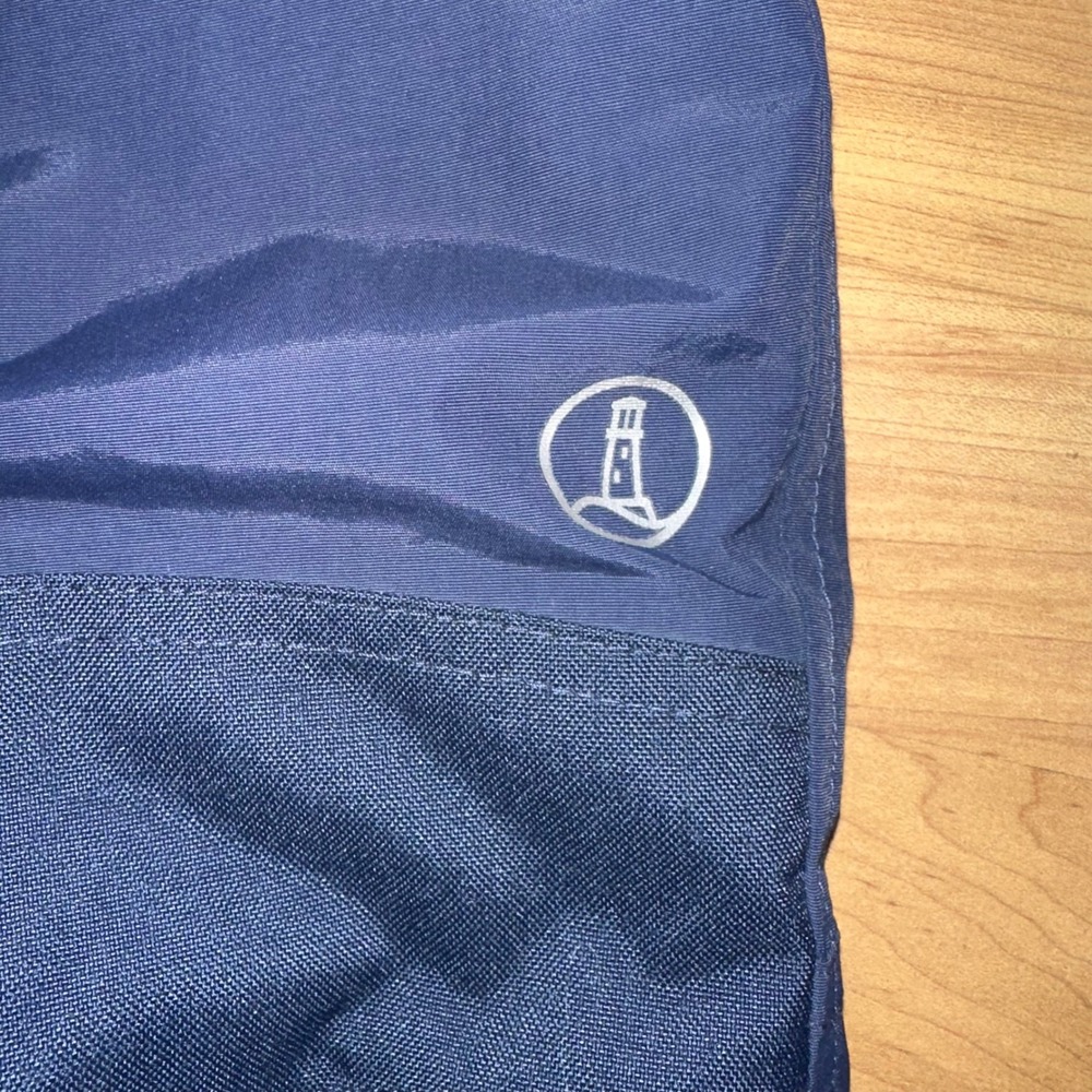 Lands End Kids Navy Blue Squall Snow Ski‎ Pants Insulated Waterproof Size 8 - Picture 2 of 9